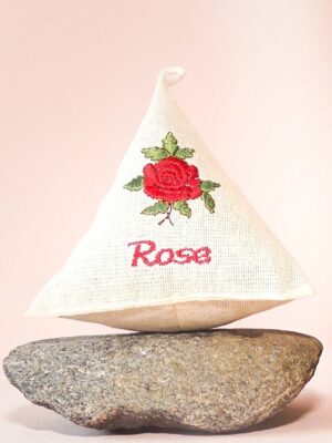 Handmade Scented bag filled with rose petals