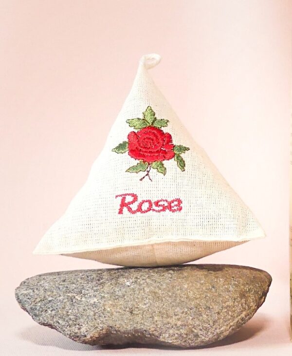 Handmade Scented bag filled with rose petals