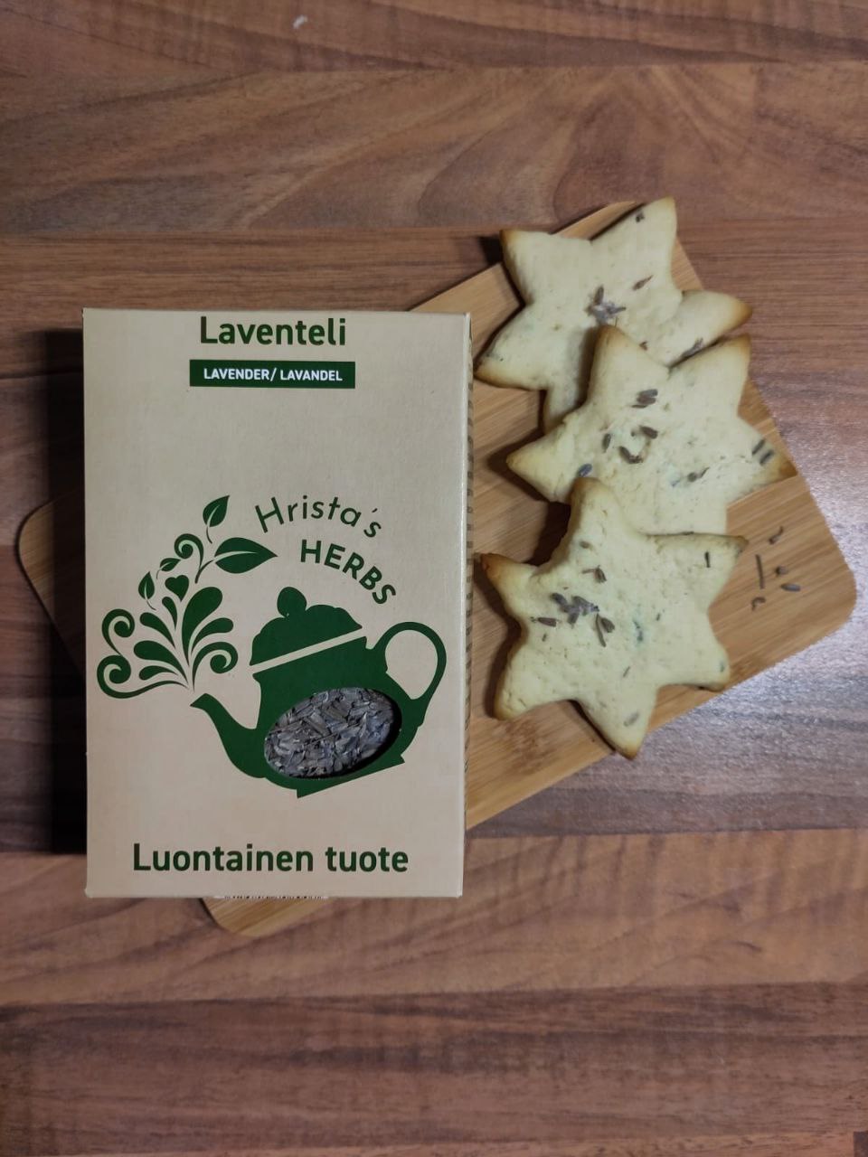 Light Lemon- Lavender Butter Cookies