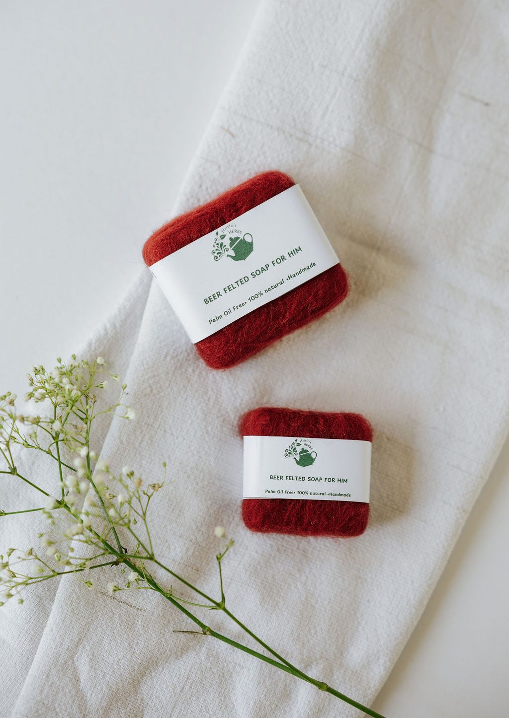 Beer Felted Soap for Him